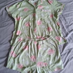 Pijama set floral charter club 100%cotton